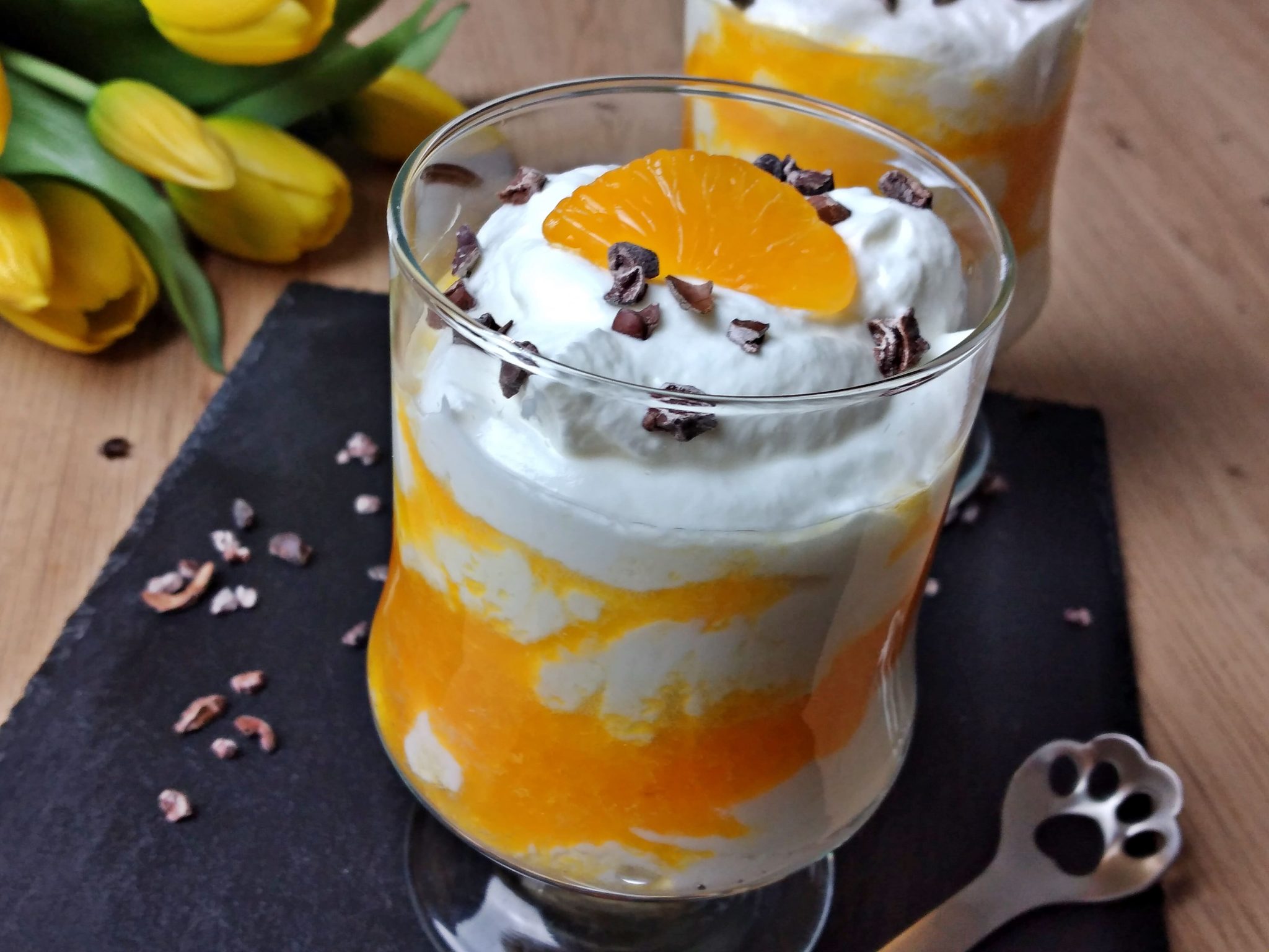 Quarg Quark Dessert mit Mandarinen – Jackys Rezeptewelt